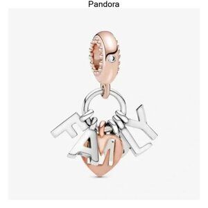 Pandora Family Letters Dangle Charm